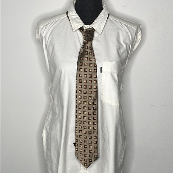 Jos. A. Bank Other - JOS. A. BANK Brown Geometric Patterned Tie